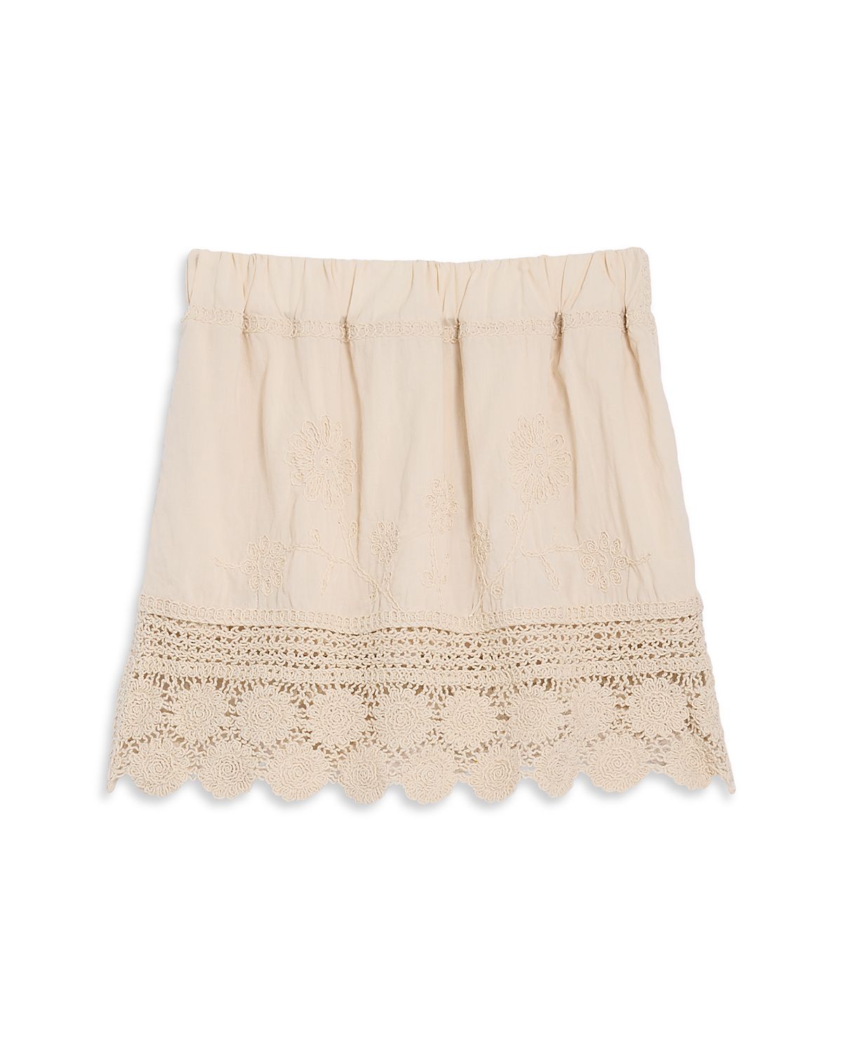 Aqua Girls' Crochet Flower Skirt, Big Kid - Exclusive