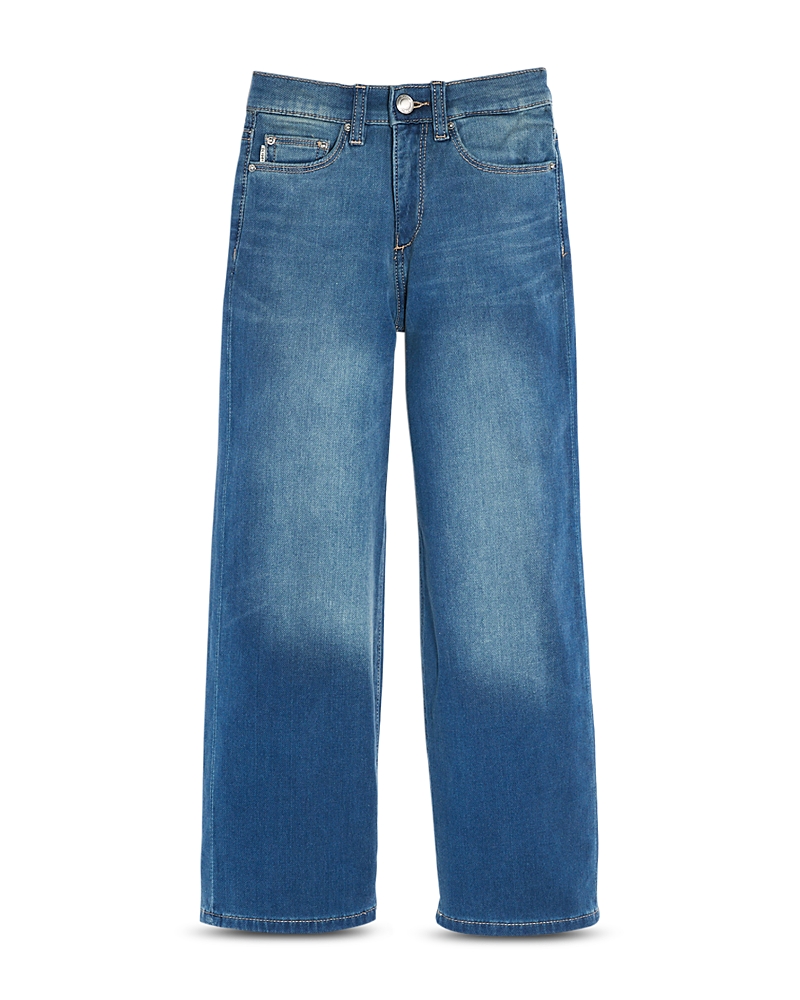 DL1961 Girls' Lily Wide Leg Jeans in Ballad Blue - Big Kid