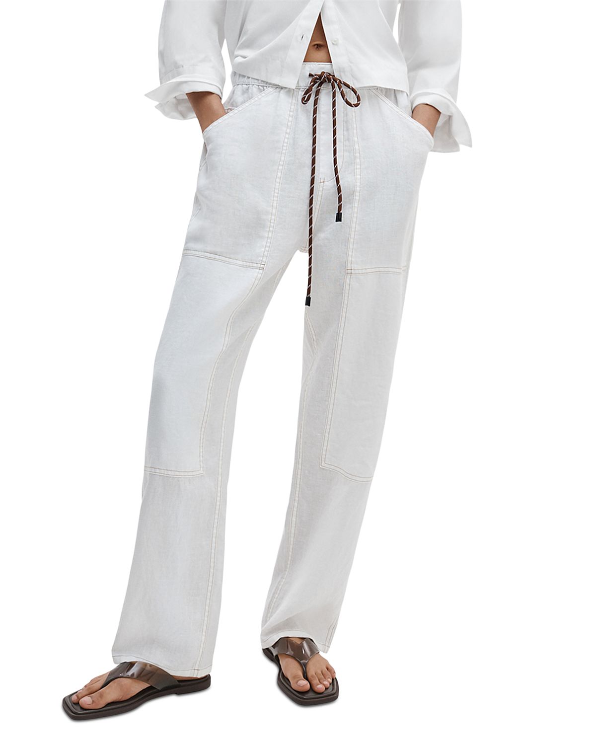 rag & bone Atlas Linen Pants