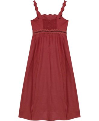  Women's Linen Midi Dress