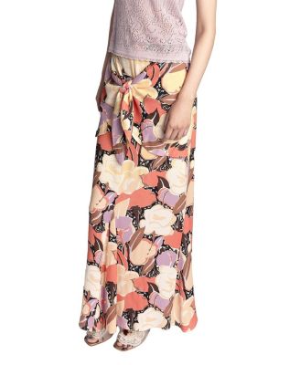  Desert Bloom Crepe Skirt