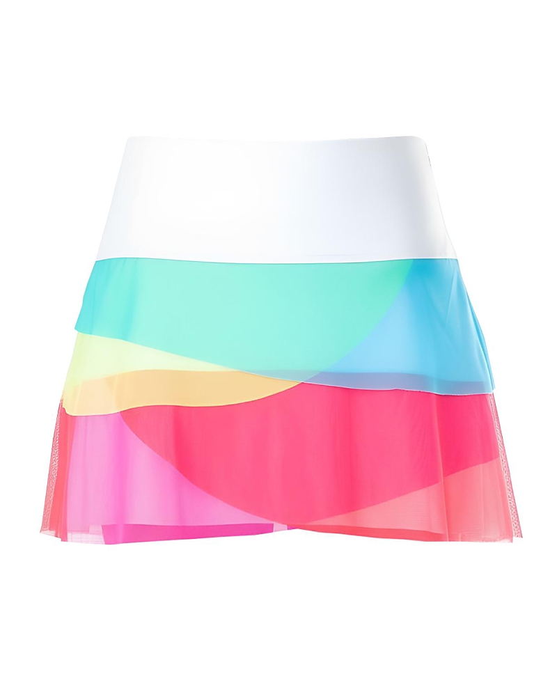 Lucky in Love Girls' Mesh Scallop Skirt - Little Kid, Big Kid