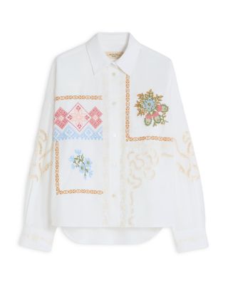 Wkdfonte Embellished Poplin Shirt