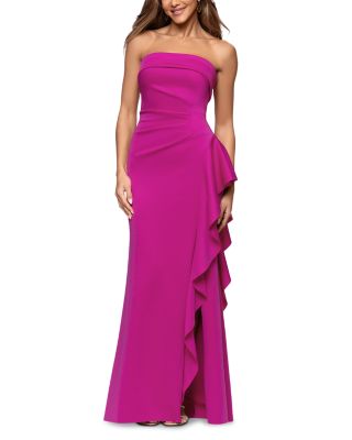 Scuba Strapless Gown - Exclusive