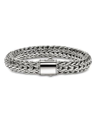 Sterling Silver Icon Woven Link Bracelet, 10.5mm