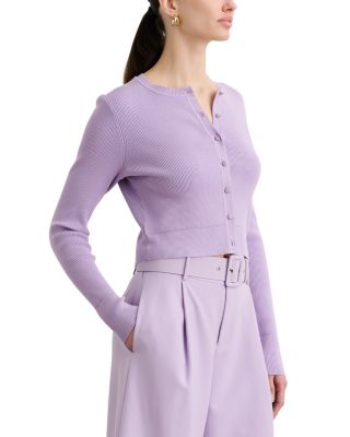 Zoe Cropped Cardigan Sweater 