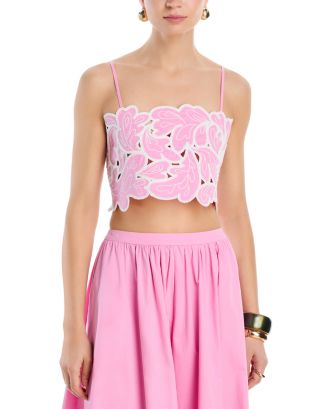 Cinq à Sept Paisley Bloom Embroidered Top | Bloomingdale's Women