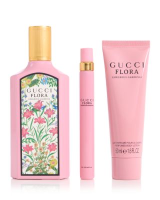 Flora Gorgeous Gardenia Eau de Parfum for Women and Body Lotion Trio Gift Set ($241 value)