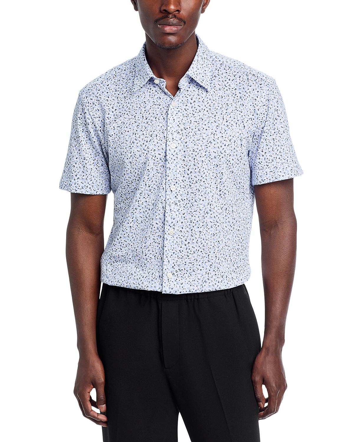 Boss Roan Kent Collar Slim Fit Button Down Shirt