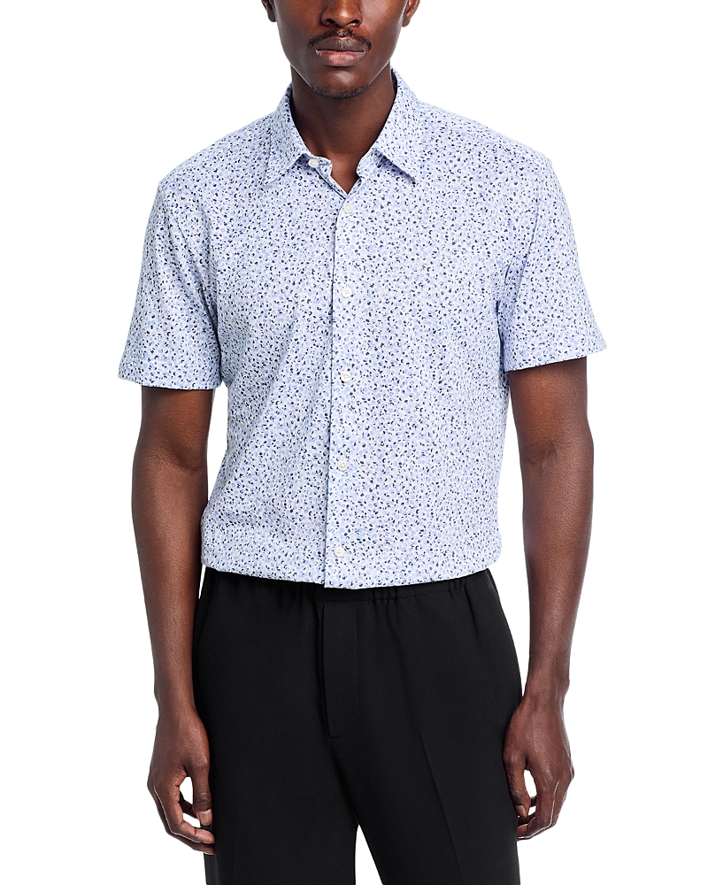 Boss Roan Kent Collar Slim Fit Button Down Shirt
