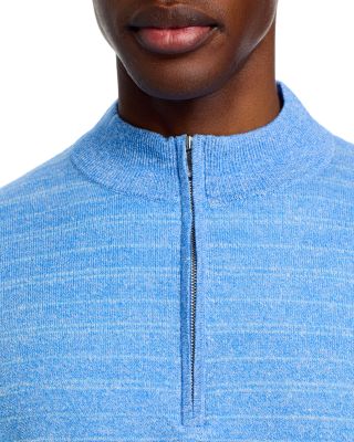 Saratoga Striped Quarter Zip Sweater