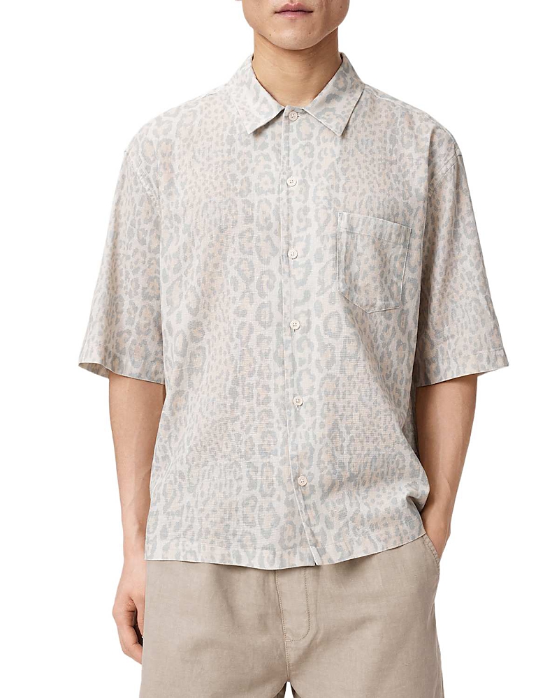 Allsaints Cruz Leo Short Sleeve Shirt