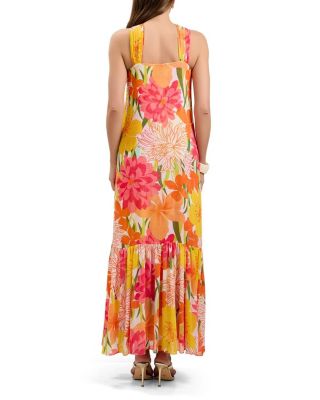  Navigli Twist-Front Maxi Dress
