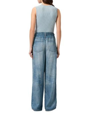 Jett High Rise Jean Trousers in Illusion Indigo
