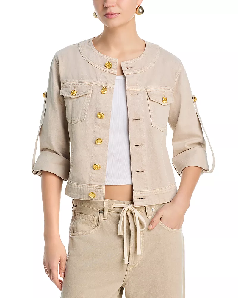 L'Agence Anouk Collarless Jacket