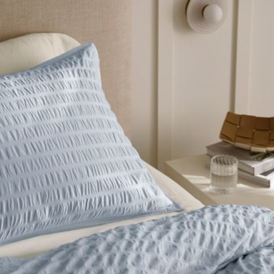 Relaxed Seersucker Duvet Cover Set