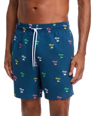 Sano Chambray Palm Tree 6.5" Swim Trunks