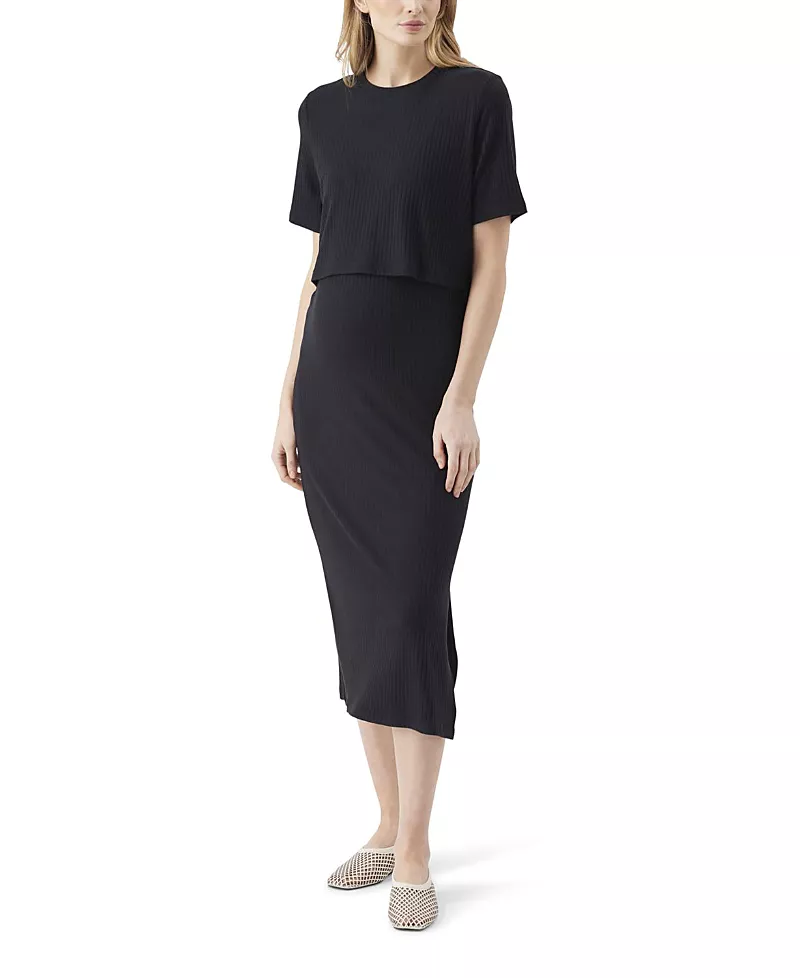 Ripe Maternity Ivy Rib Nursing Dress