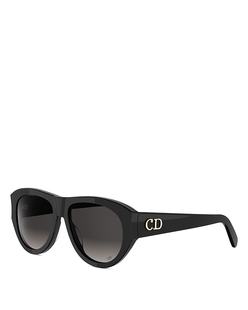 Dior DiorGlow A1I Pilot Sunglasses, 55mm