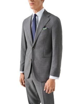 Contemporary Fit Solid Textured Twill Shirt 