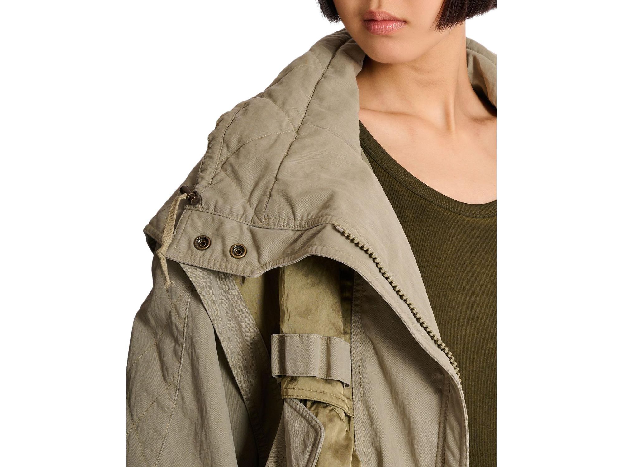Cotton and Twill Bomber Jacket — Image 5