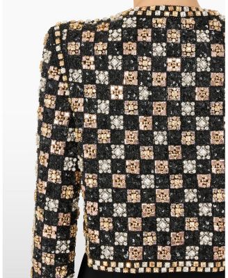  Dahlia Crystal-Embellished Jacket