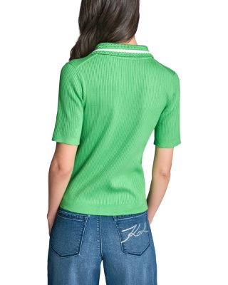 Crochet Johnny Collar Sweater