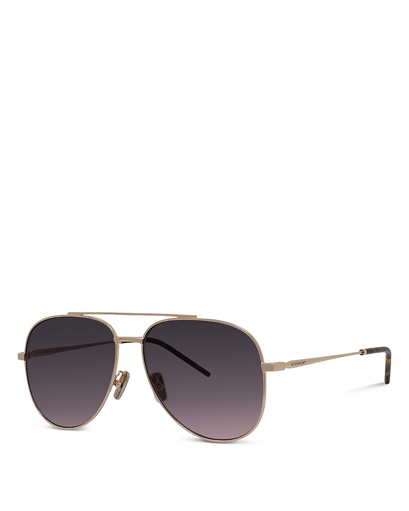 Givenchy City Pilot Sunglasses, 58mm