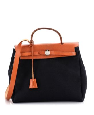 PM Herbag Toile and Leather