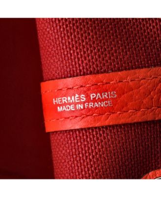 30 Garden Party Tote Toile and Leather