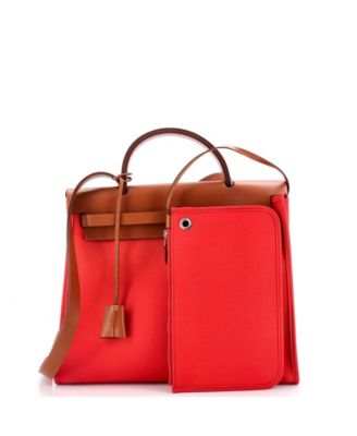 31 Herbag Zip Leather and Toile