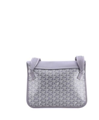   Coursier Messenger Bag Coated Canvas and Leather