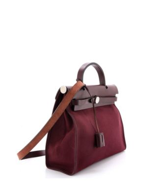 31 Herbag Zip Leather and Toile