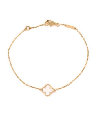  Sweet Alhambra Bracelet 18K Gold and Mother of Pearl