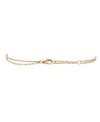  2 Diamonds Love Bracelet 18K Gold with Diamonds