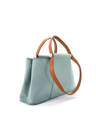 39 Cabag Elan Toile and Leather