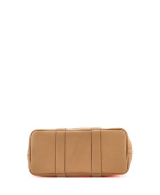 30 Garden Party Tote Toile and Leather