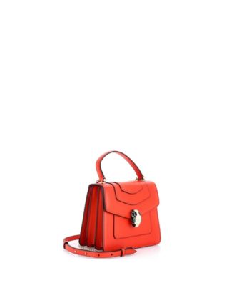  Small Serpenti Forever Top Handle Bag Leather