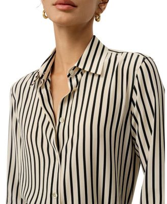 Striped Silk Shirt