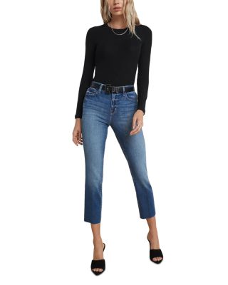 Sada High Rise Cropped Slim Leg Jeans in Cambridge
