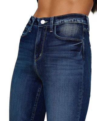 Selma Sleek High Rise Baby Bootcut Jeans in Columbia