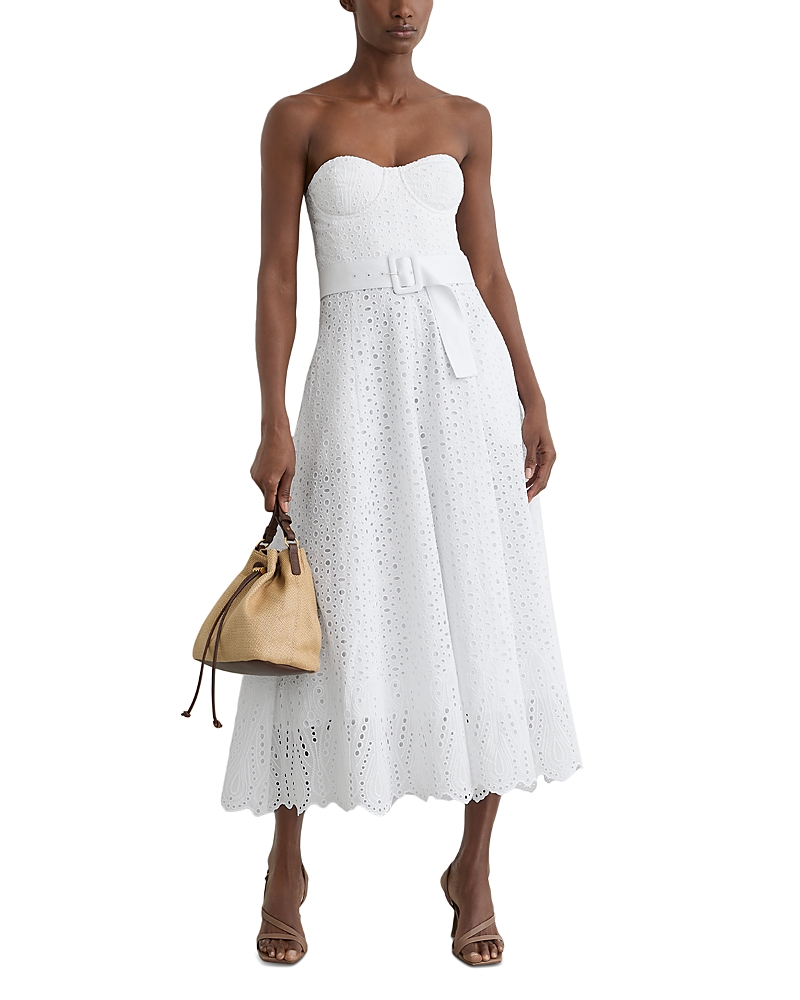 Reiss Anya Strapless Dress