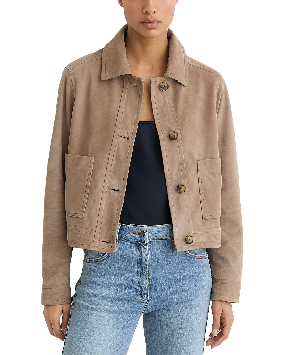 Reiss Sonny Suede Jacket