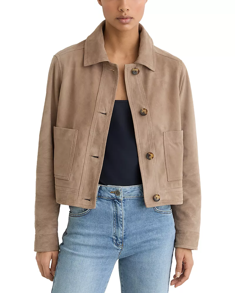 Reiss Sonny Suede Jacket