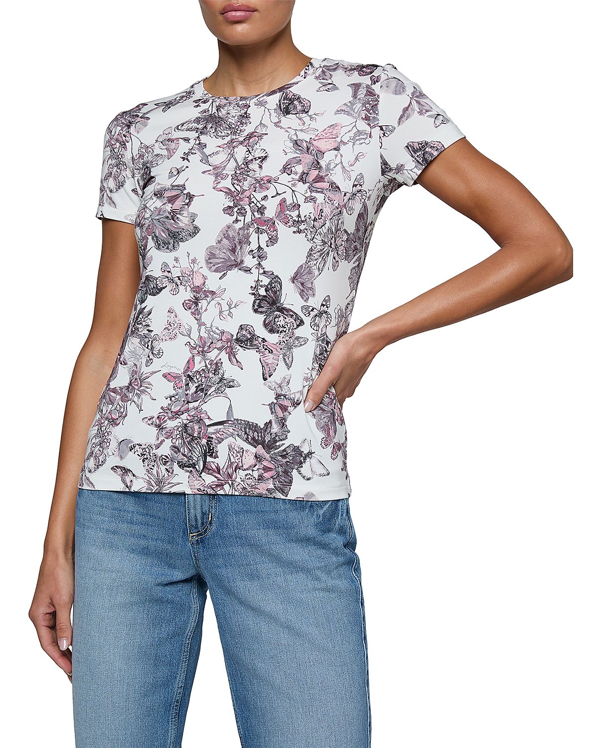 L'Agence Ressi Crewneck Tee