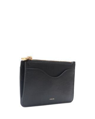 Leather Zip-Top Card Case