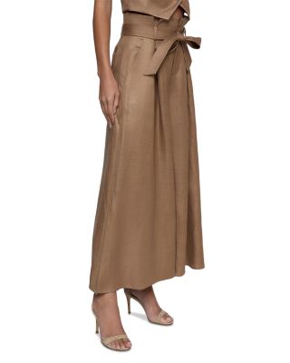 Lowen Paper Bag Waist Crop Pants