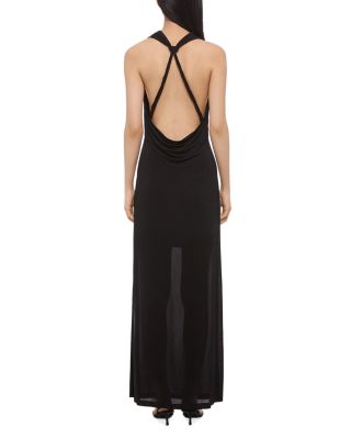 Low Back Cowl Neck Dress