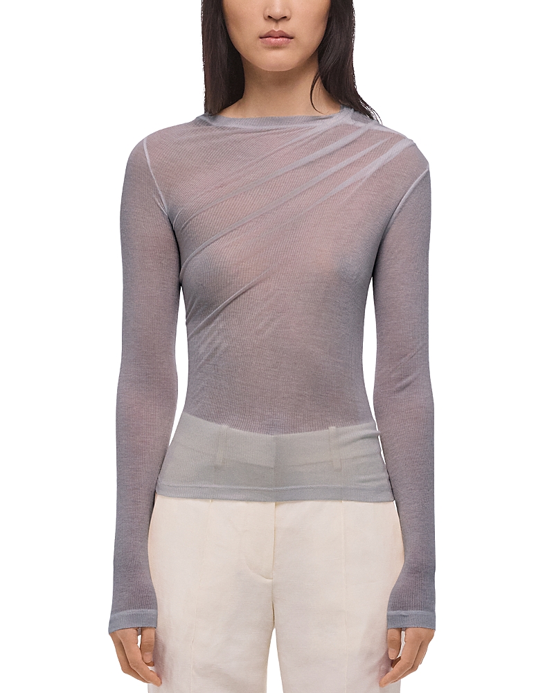 Helmut Lang Sheer Twist Top
