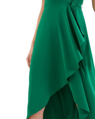 Julissa Green Wrap Dress